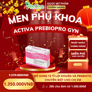  Viên uống men vi sinh phụ khoa Pháp ACTIVA PREBIOPRO GYN 10 tỉ lợi khuẩn - Hộp 30 viên 