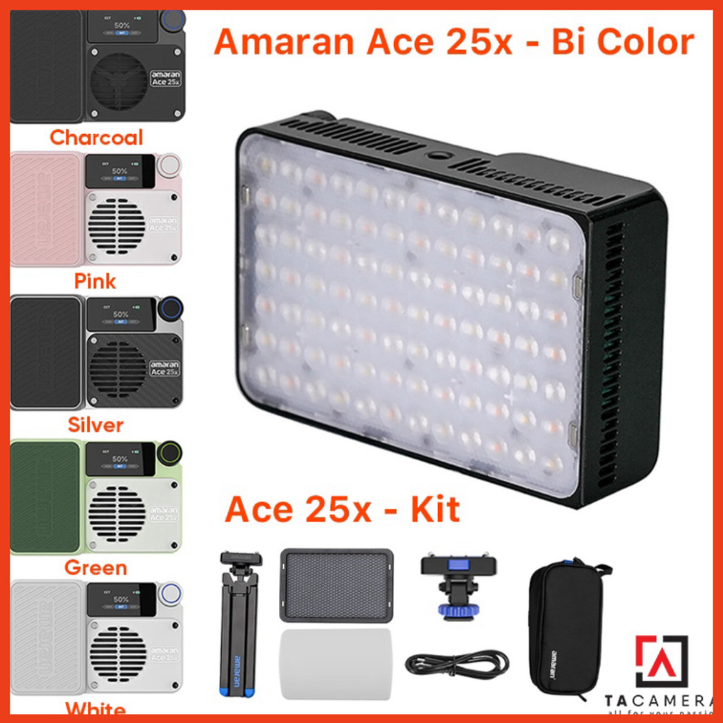 Đèn LED Amaran ACE 25x Bi-color - Combo Kit