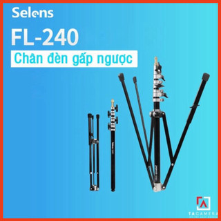 Chân đèn thông minh Selens FL-240 - Chân đèn có thể gấp ngược kiêm tay boom đèn Selens FL-240