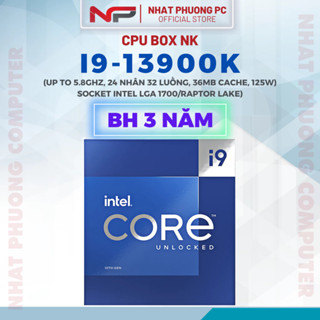 Bộ vi xử lý Intel Core i9 13900K / 3.0GHz Turbo 5.8GHz / 24 Nhân 32 Luồng / 36MB / LGA 1700