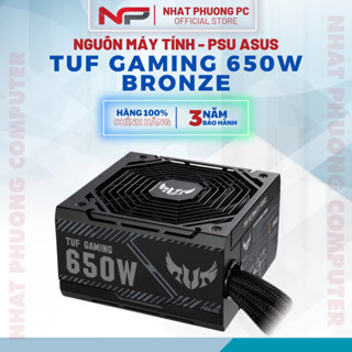  Nguồn ASUS TUF GAMING 650W Bronze   Màu Đen 80 Plus Bronze   - Bảo Hành Chính Hãng 72 Tháng 
