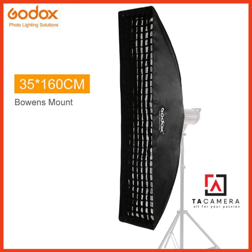Bowen Mount Softbox Godox 35x160cm Tổ Ong