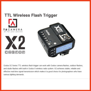 Trigger Godox X2T tích hợp TTL HSS 1/8000 For Canon/Nikon/Sony/Fuji