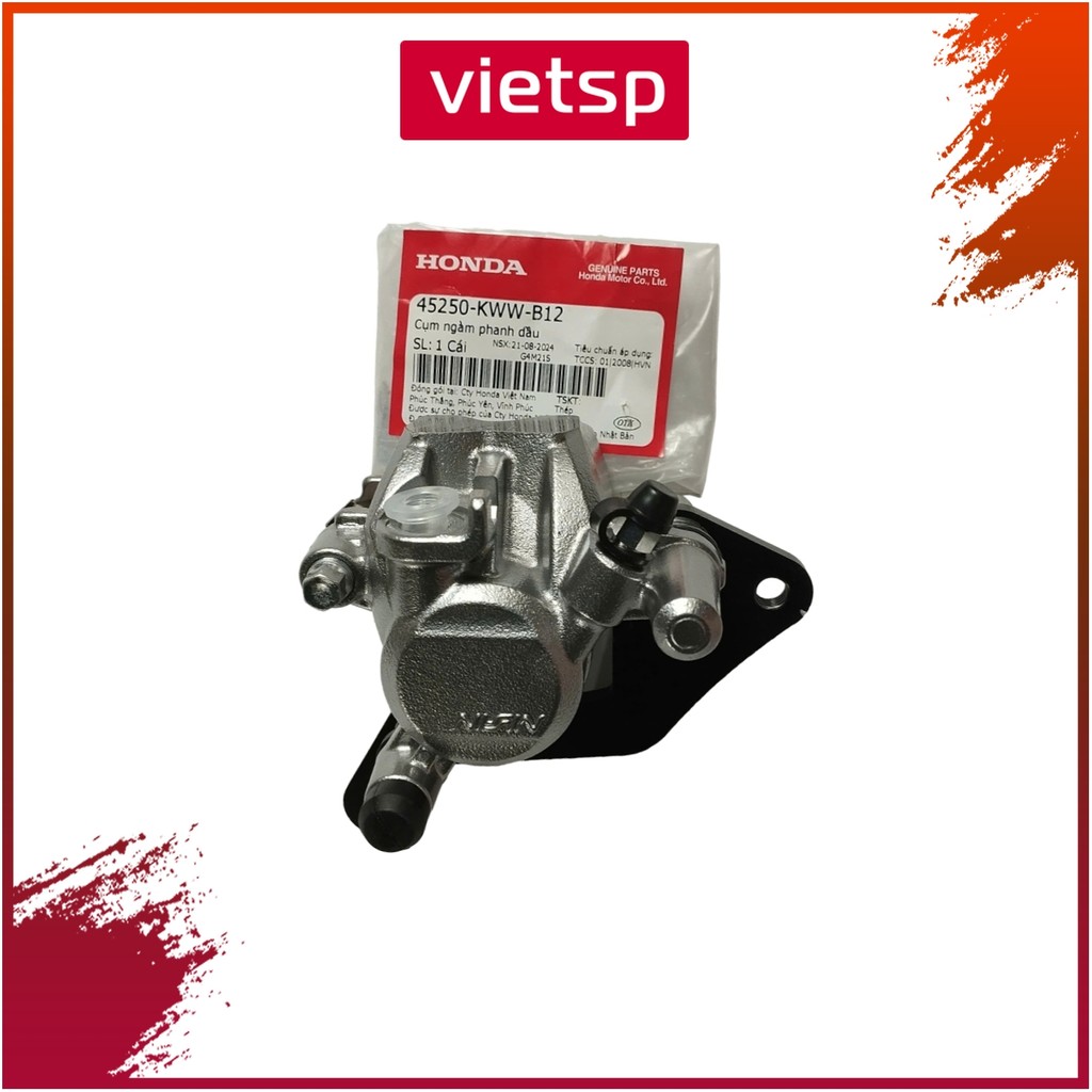 Cụm Ngàm Phanh Dầu HONDA Wave Blade / Wave Rsx 2013, 2014 (45250KWWB12)