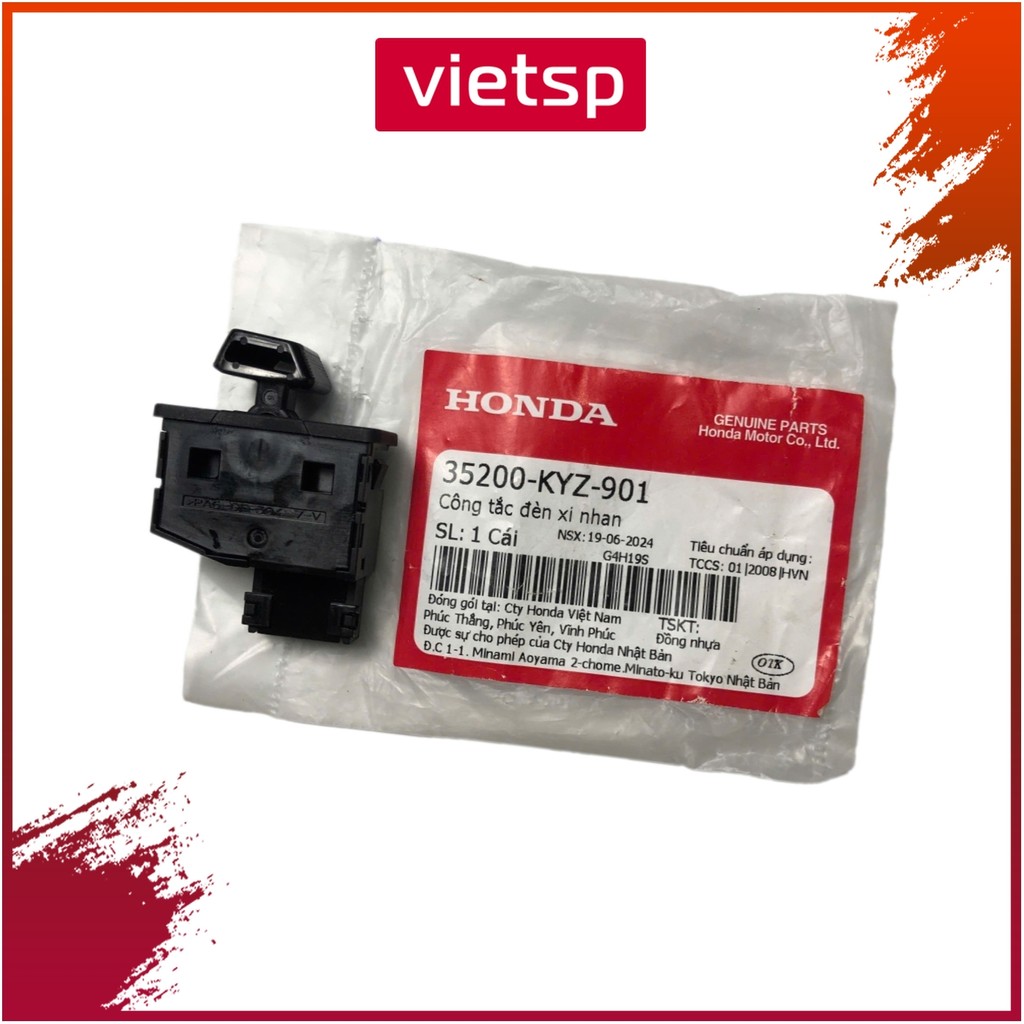 Công Tắc Đèn Xi Nhan HONDA Ab / Dream / Future / Lead / Pcx / Sh / Sh Mode / Vision / Wave (35200KYZ