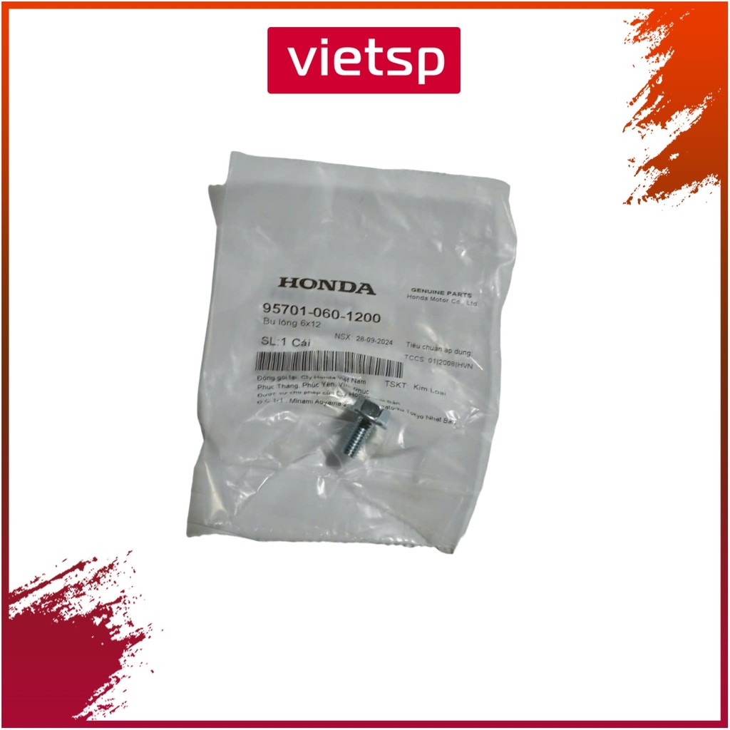 Bu Lông 6X12 HONDA Xe Ga / Xe Số (957010601200)