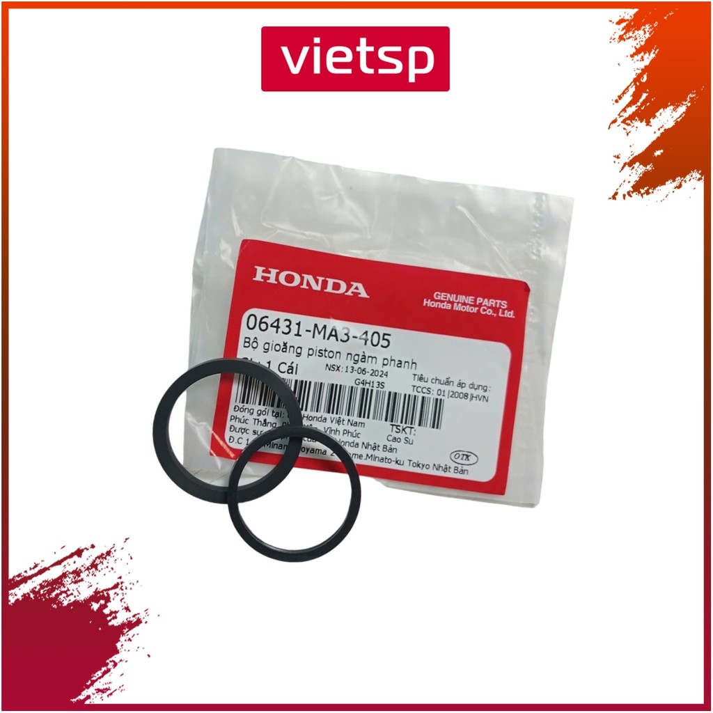 Bộ Gioăng Piston Ngàm Phanh HONDA Lead 110 (06431MA3405)