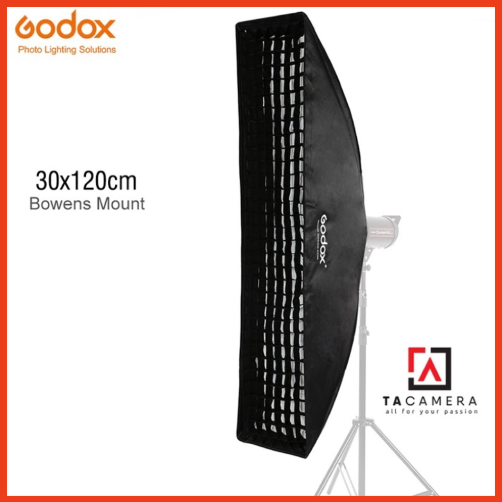 Softbox Godox 30x120cm ngàm Bowen (Có tổ ong)