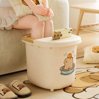 Bồn ngâm chân massage nâng cao có nắp nhựa, bồn ngâm chân gia đình, bồn rửa chân, bồn ngâm chân di động