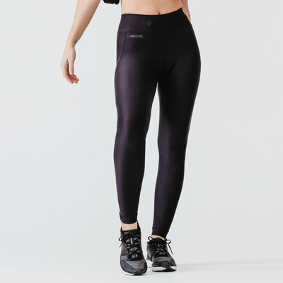 Quần bó dài chạy bộ run dry cho nữ đen DECATHLON kalenji mã 8552231