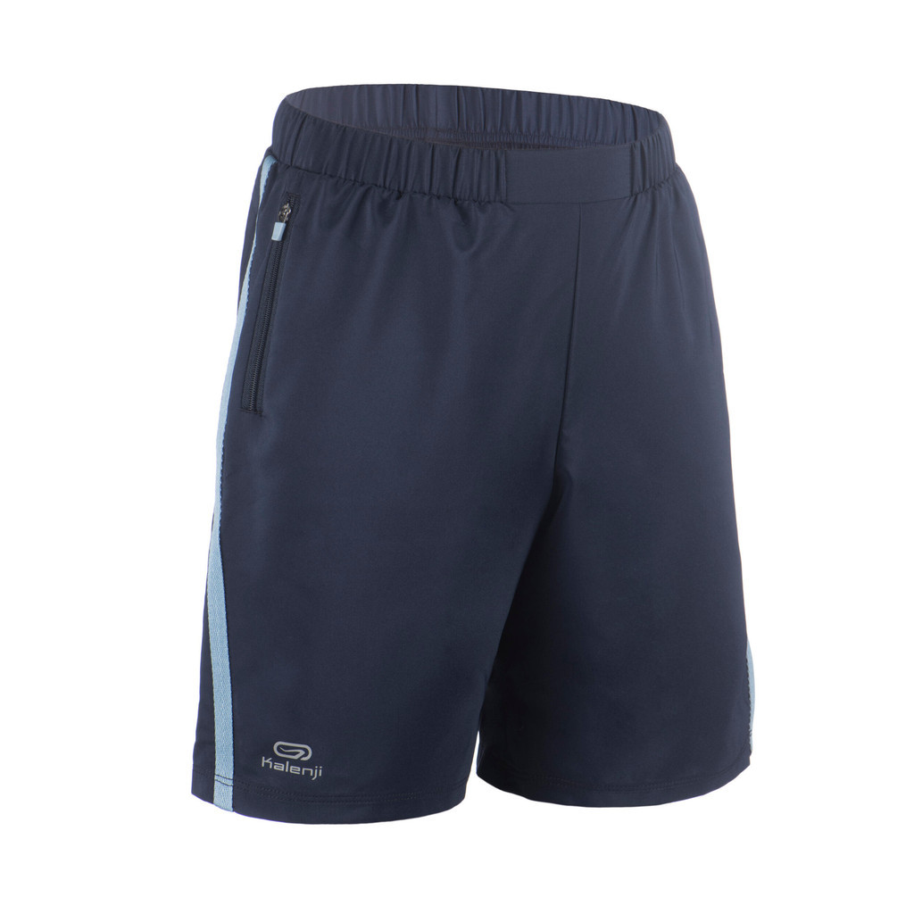 Quần short baggy at 100 cho trẻ em xanh navy DECATHLON DECATHLON mã 8606414