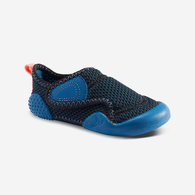 Giày trẻ em thoáng khí 580 babylight xanh navy/đen/san hô Decathlon DOMYOS mã 8518037