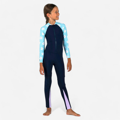 Bộ đồ bơi dài tay cho bé gái combiswim 100 Decathlon NABAIJI mã 8852083