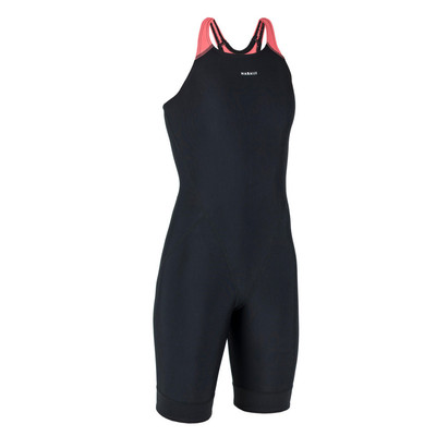Đồ bơi một mảnh nữ dáng quần kamyleon đen Decathlon NABAIJI mã 8808586