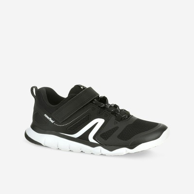 Giày đi bộ pw 540 cho trẻ em đen/trắng DECATHLON DECATHLON mã 8392878