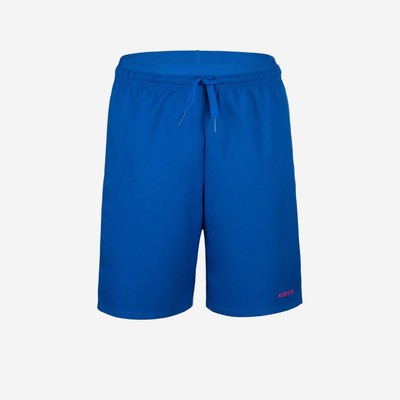 Kids' football shorts aqua blue/pink Decathlon KIPSTA mã 8873682