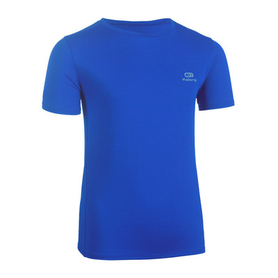 Áo thun thể thao trẻ em thoáng khí at ts100 xanh dương Decathlon DECATHLON mã 8579865
