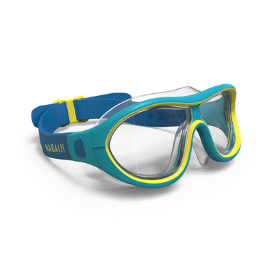 Kính bơi tròng kính trong suốt cỡ s swimdow 100 v2 xanh dương Decathlon NABAIJI mã 8854144
