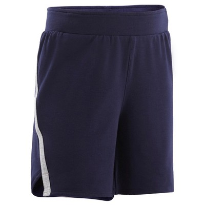 Quần short trẻ em có dây rút xanh navy DECATHLON DOMYOS mã 8759153