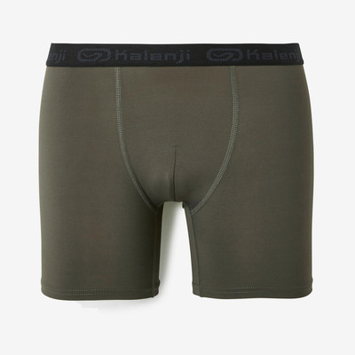 Quần lót boxer chạy bộ thoáng mát cho nam xám kalenji mã 8677502