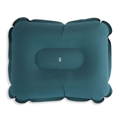 Gối bơm hơi cắm trại tiện dụng air basic xanh DECATHLON quechua mã 8677189