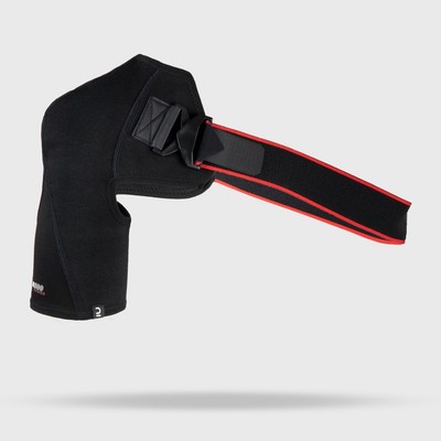 Đai bảo vệ vai r500 cho người lớn đen/đỏ DECATHLON TARMAK mã 8796514