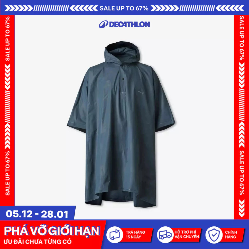 Áo mưa dã ngoại 10 L DECATHLON MT 50 mã 8737843