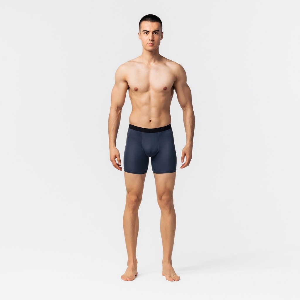 Gói 2 quần lót boxer dry+ light cho nam đen DECATHLON kalenji mã 8776937