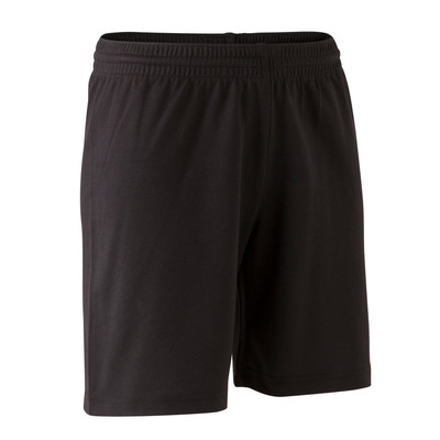 Quần short đá bóng f100 cho trẻ em đen DECATHLON kipsta mã 8558495