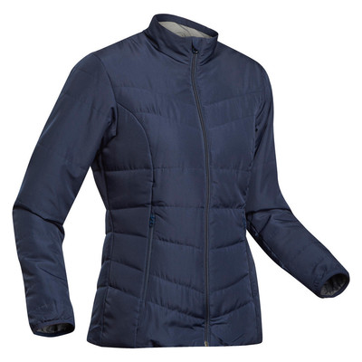 Áo khoác trekking có đệm lót trek 50 cho nữ xanh navy DECATHLON forclaz mã 8357148