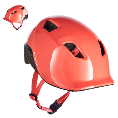 Mũ bảo hiểm đạp xe 500 cho trẻ em hồng DECATHLON btwin mã 8737455