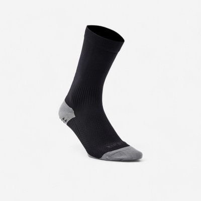 Tất đá bóng chống trượt viralto mid cho người lớn đen DECATHLON kipsta mã 8618856