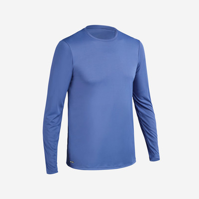 Áo thun dài tay lướt sóng chống tia uv cho nam xanh dương DECATHLON olaian mã 8787799