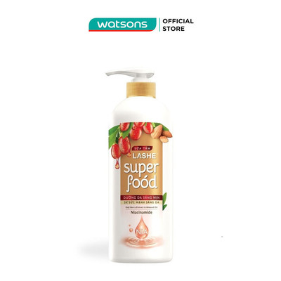 Sữa Tắm Lashe Superfood Dưỡng Da Sáng Mịn 610g