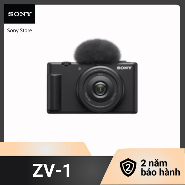 Máy ảnh vlog Sony ZV-1 màn hình lật xoay lấy nét mắt tự động AI micro 3 đầu thu lọc gió quay 4K HDR 