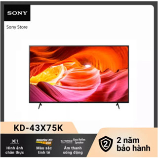 Tivi Sony 43 inch | 43X75K | 4K Ultra HD | Dải tần nhạy sáng cao (HDR) | Smart TV (Google TV) I Mới 2022