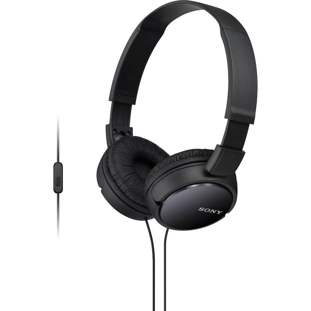 Tai nghe dây Sony MDR-ZX110AP choàng đầu, màng loa 30mm, âm thanh cân bằng, tích hợp micro đàm thoại | BigBuy360 - bigbuy360.vn