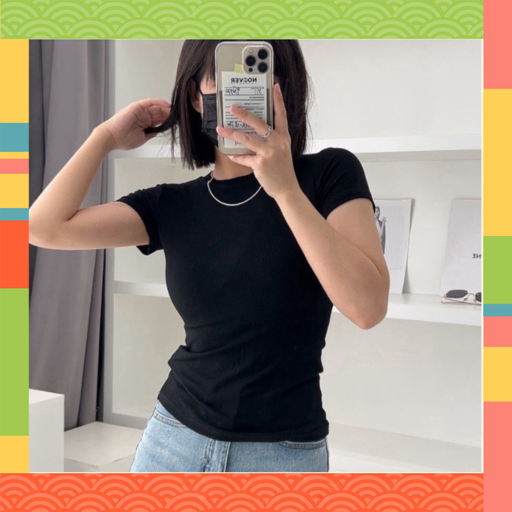 Áo thun babytee thiết kế basic, chất vải thoáng mát, co và giãn 4D siêu hothit G824T