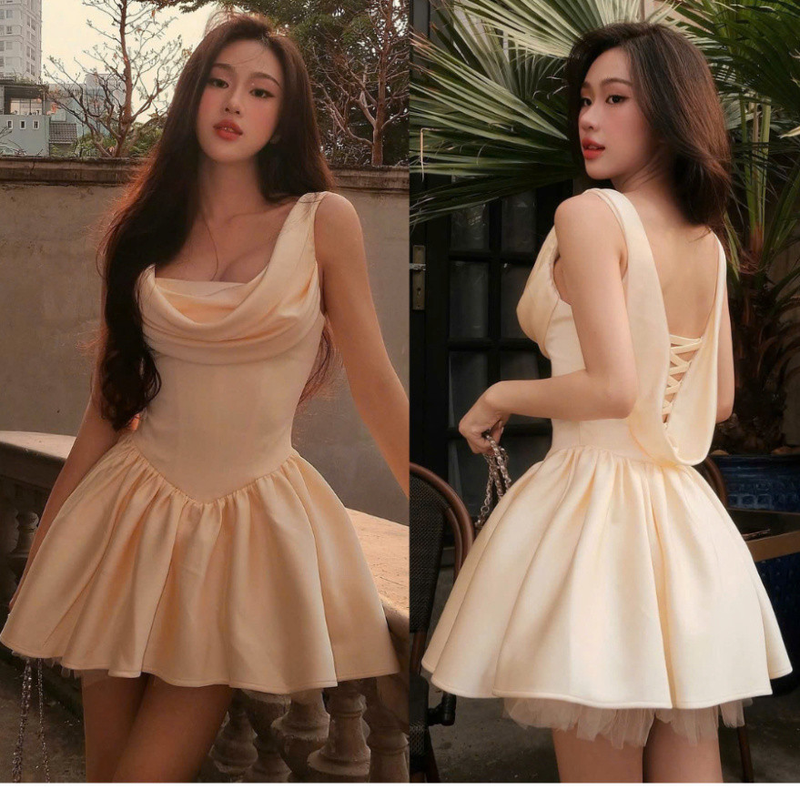 Váy 2 Dây Bánh Bèo Dáng Xòe Phồi Tùng Lưới VEROMODA Đầm Bánh Bèo Cao Cấp Đẹp Quyến Rũ ,Sang Trọng - Đầm Thiết Kế | BigBuy360 - bigbuy360.vn