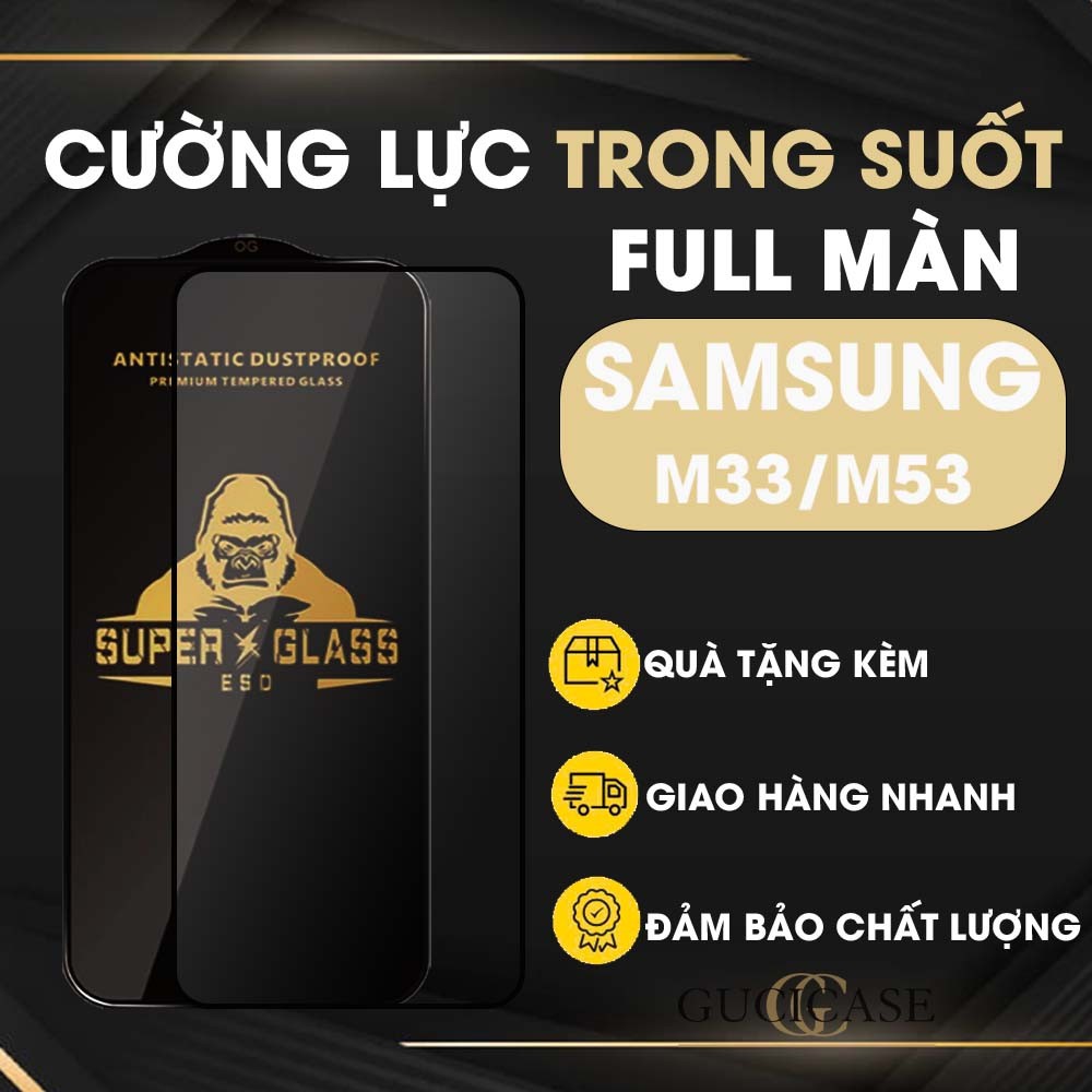 Kính cường lực KK Samsung M33 / M53 phủ nano full màn siêu bền, bảo vệ màn hình