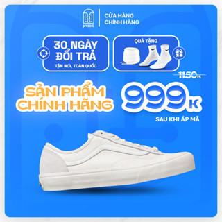Giày Vans Style 36 Decon chính hãng màu xám kem Marshmallow Grey cho nam nữ, fullbox Present Original Sneaker