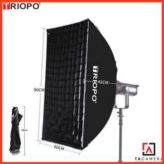 Softbox Thao Tác Nhanh Triopo 60x90cm - Kèm Tổ Ong