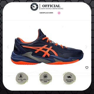 [Giaykhuccanh99] Giày Chơi Tennis - Pickerball Nam Asic Court FF 3 Xịn Full Box | Màu Đen Cam và XANH TRẮNG