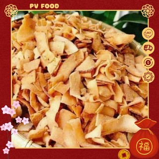 Dừa Sấy Giòn - 2 Bịch x 500g (1kg) - Ăn Vặt PV FOOD