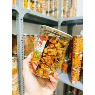 Tóp Mỡ Mắm Hành Hộp Cao Cấp Giòn Rụm Đậm Vị Ăn Vặt PV FOOD