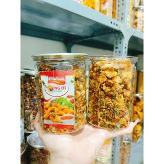 Tóp Mỡ Mắm Hành Hộp Cao Cấp Giòn Rụm Đậm Vị Ăn Vặt PV FOOD
