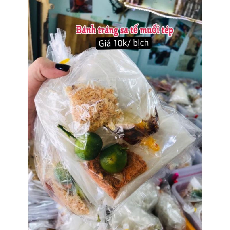 [ĐẶT TRƯỚC] Bánh Tráng Sate Muối Tép - Ăn Vặt PV FOOD