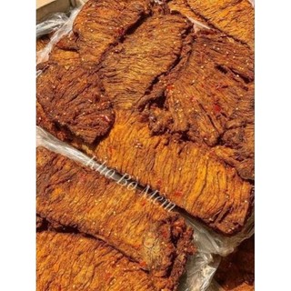 Khô Bò Miếng Thượng Hạng Mềm Dai Đậm Vị – Bò Khô Miếng Cay Ngọt Snack Ăn Vặt Cao Cấp | PV FOOD