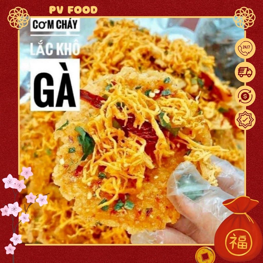 Cơm Cháy Khô Gà - Ăn Vặt PV FOOD