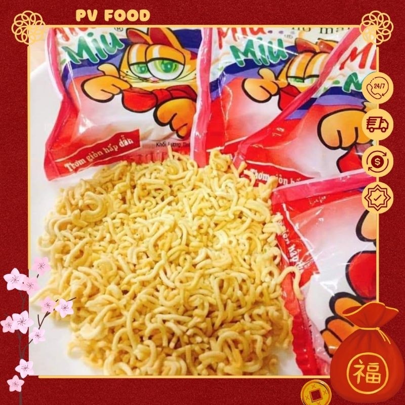 [ĐẶT TRƯỚC] Thùng 200 Gói Mì MiuMiu Tuổi Thơ - Ăn Vặt PV FOOD